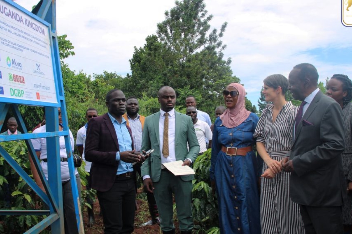 Launch of solar-powered irrigation system: Katikkiro urges farmers to prepare for drought
